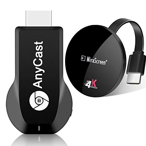 Wireless Display Dongle Adapter WiFi HDMI Wireless Adapter MiraScreen Dongle Streaming Media Player Screen Mirroring from Small to Big Screen, Support Miracast Airplay DLNA TV Monitor Projector