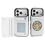 iPhone17Pro用ケース 妖怪ウォッチ 手帳型 アイフォン17Pro用ケース PUレザー 財布型 スタンド機能 カード収納 携帯カバー