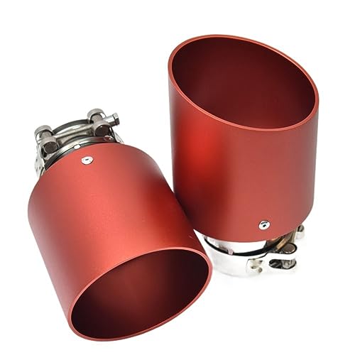 Embout d'échappement sport rouge mat pour sublimer votre voiture au quotidien