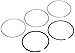 WISECO PISTON RING SET 100.5MM 10050XS YAMAHA YFM660