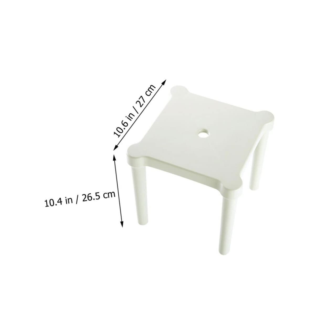 Alipis Ergonomic Low Chair Portable Thick Plastic Stool Detachable for Boys and Girls Home Office Use