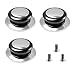 AURSTORE BASA Lot de Boutons de Rechange pour Couvercle de Casserole universels avec Vis,Boutons de Couvercle Casserole (3)