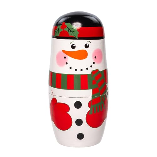 Kurt Adler 5.5-inch Snowman Nesting Doll Set
