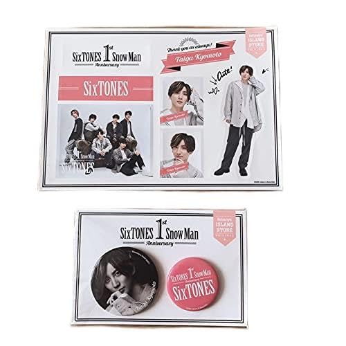 SixTONES ���{��� 1���N �X�e�b�J�[&�ʃo�b�W �Z�b�g