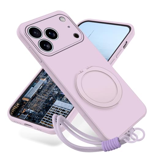 Coque iPhone 17 Pro Max silicone antichoc support magnétique objectif photo protégé