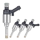 AceRide 06H906036G 4PCS Fuel Injectors for VW Volkswagen CC Eos GTI Tiguan Golf Beetle Jetta Passat CC Passat Jetta, for Audi A3 A4 Quattro A5 Quattro A6 Quattro Q5 TT 06H906036P 6 Hole Engine