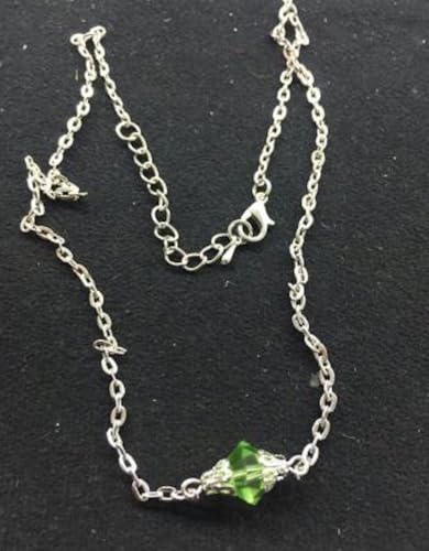 Lana Lang Green Kryptonite Necklace - Everyday Wear & Costume - Crystal Pendant With Silver Chain - TV Show Prop Jewelry Gift4