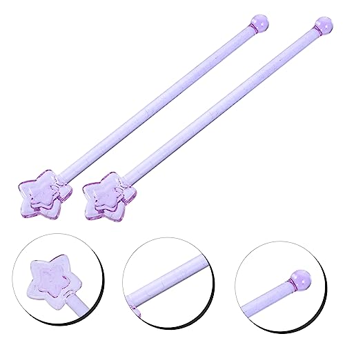 Yardwe 2 Stück Wiederverwendbarer Rührer Für Cocktails Getränke Schaufel Bezaubernder Teelöffel Schöpfkelle Rührstab Teelöffel Griff Stäbchen Rühren Blüte Marmelade Haushalt – Bild 4