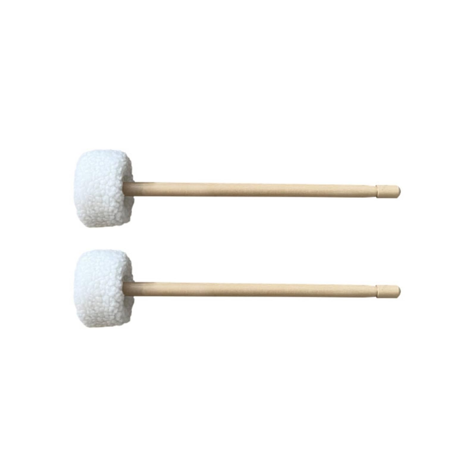 Maillet Gong Doux Maillet avec Tête En Feutre Ergonomique Mailloche pour Bain Sonore, Grand, Maillet Sonore Zen Grand 2 Pièces