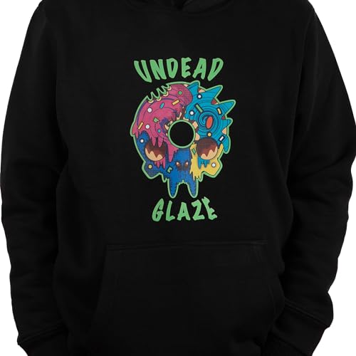 Image of Hoodie for Men Graphic Printed Hoodies Tracksuit Pullover Sweatshirt for Women Men Undead Glaze