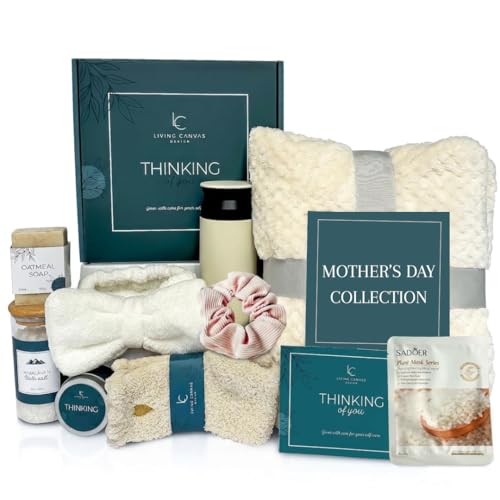 Mother’s Day Gifts for Mom - 11pc Luxury Spa Gift Basket for Wome...