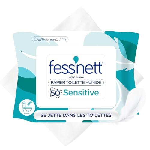 Fess Nett Fess'nett Papier Toilette Humidifié Sensitive 50 Pièces 1 Unité