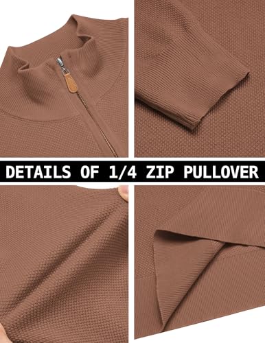 Robe pull à col montant zippé manches longues vêtement chaud hiver - 6