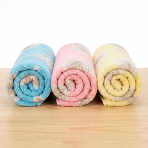Image of QURIPE 10 Pack Kitchen Cloth Dish Towels, Microfiber Cleaning Cloth Double-Sided Dish Drying Towel Reusable for House Furniture Table Kitchen Dish Window Glasses (Leaf)