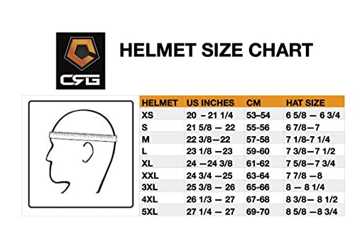 Crg Full-Face Motorcycle Street Bike Fiberglass Helmet Dot Certified Atv-1 - Parent (Medium, Gold) #TOP6