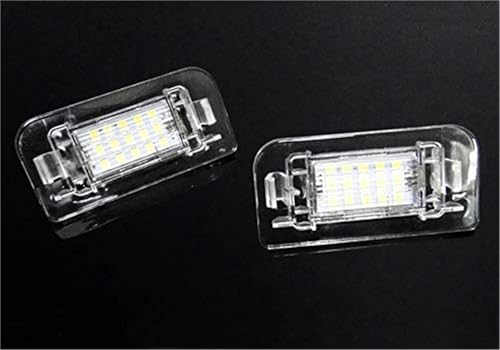 Luces matrícula MB W246 Clase B evita avisos bombilla fundida dos plafones LED