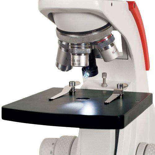 Image of Ken-A-Vision TU-19311C Cordless Comprehensive Scope 2 Dual Purpose Compound Microscope with Monocular Head and Floating Stage; 10x Eyepiece; 2X, 4X, 10x, 40xS Obj.