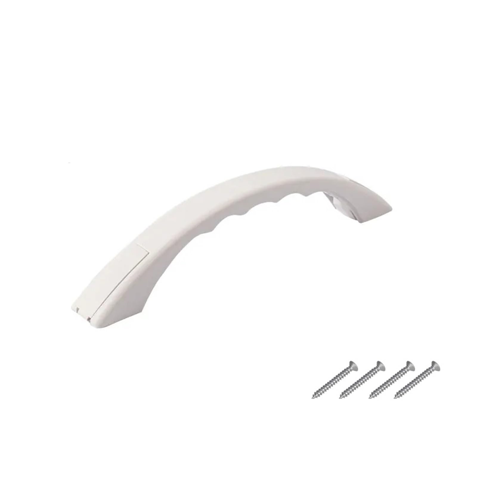 Zklgs White A Caravan Door Lock, Rv Door Handle,Rv Auxiliary Handrail Caravan Door Handle Boarding Handrail Cabinet Ceiling Handle Accessories Camper Motorhome(White A)
