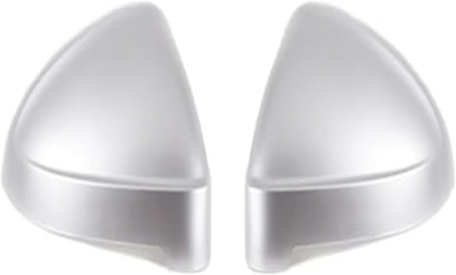 Wing Door Side Mirror Shell Cap For A4 B9 8W S4 RS4 A5 S5 RS5 2017-2023 Black Carbon Side Housings Auto Wing Mirror Matte Covers(Matte Silver)