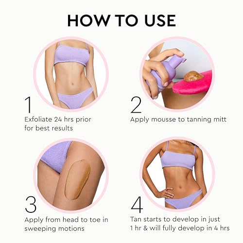 Image of Tanologist Extra Dark Self Tan Mousse, Clear Self-Tanning Mousse, Streak-Free, Natural Glow, No Fake Tan Smell Or Orange Tone, Long Lasting, Clean Ingredients, 6.76 fl. oz /200 ml Bottle