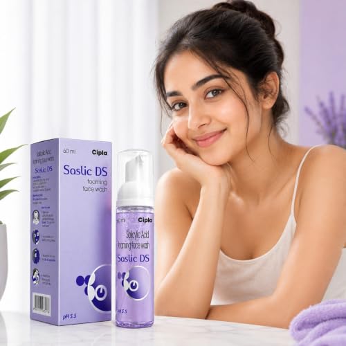 Cipla Saslic DS Foaming Face Wash 60 ml - Image 7