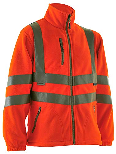 Pulsarail Interactive Polar Fleece, Large, Hi-Viz Orange