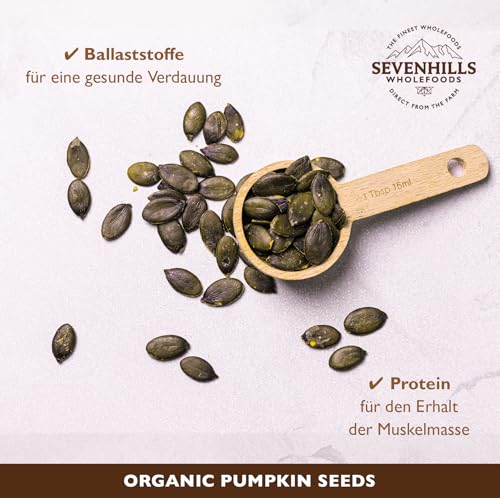 Sevenhills Wholefoods Bio-Kürbiskerne aus Europa 400g, aus Österreich