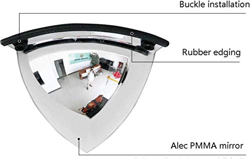 Miroir de sécurité pour allée et sortie de garage résidentiel