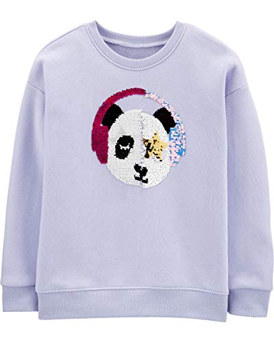 OSHKOSH B'GOSH Girls' Sequin Crew Neck Sweatshirt2