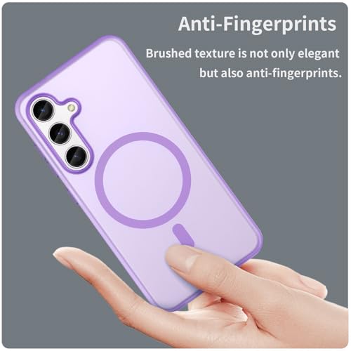 Coque Galaxy S24 Plus antichoc compatible charge sans fil induction rose - 3