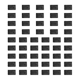 EBCO 50 Pieces Plastic Action Figure Stand Base for 3.75” GI Joe Figure Toy Exclusive Upgrade Black