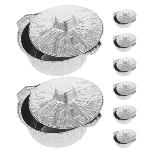 ROMISBABA 8����W�t���g���̂ăA���~�� 2300ml �y�ʑϔM���O�p�x�[�L���O�|�b�g �L�����v���Β������ �o�[�x�L���[��痿���Ή�