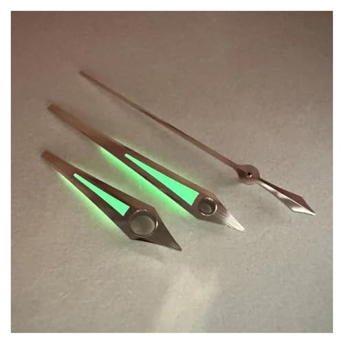 Aiguilles de montre 2824 lumineuses pour lecture nocturne