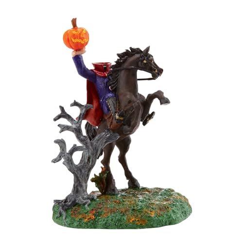 Department 56 Snow Village Accessories Halloween The Headless Horseman Figurine, 5 Inch, Multicolor
