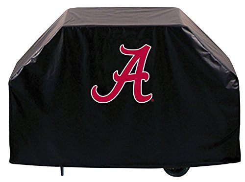 Holland Bar Stool Co. Alabama Crimson Tide HBS Black A Outdoor Heavy Duty BBQ Grill Cover (60")