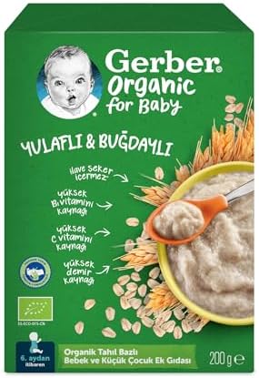 Gerber Organik Yulaflı Elma ve Mango Püresi 110g - Görsel 3