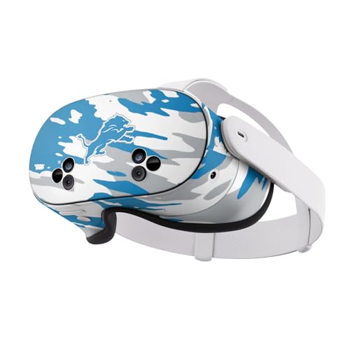 Skin Detroit Lions Meta Quest 3S Head Case Designs autocollant vinyle NFL