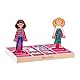 Melissa & Doug Magnetische Anziehpuppen aus Holz - Abby & Emma