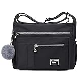 MACHINE WASHABLE: If your crossbody bag is dirty, do not worry, wash it by hand or in wash machine, it will be brand new soon. PRACTICAL AND STYLISH: The VOLGANIK ROCK everyday shoulder bag brings you a convenient, hands-free design in a stylish, mod...