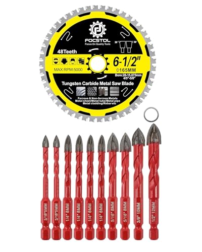 Foret Sec Pour Carrelage et Lame de Scie 165mm FOCSTOL : Réussir Sa Rénovation