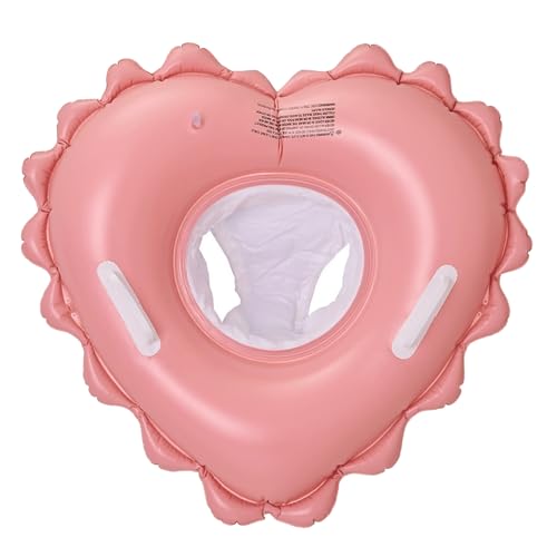 MILASIC キッズハート浮き輪 子供 足入れ フロート ベビー ハート型 かわいい フリル 空気入れ 取っ手付き おしゃれ プール 海水浴 選べる2デザイン 足抜き うきわ こども 女の子 プレゼント 夏 海 O型 インスタ Instagram SNS