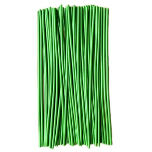 Green Tubular Flower Stems wrap, Used to Thicken Artificial Flower Stems, DIY Wedding Bouquet (Green 5MM50PCS)