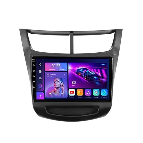 Autoradio Android 14 pour Chevrolet Sail Aveo 2015-2019 à écran tactile 9 pouces
