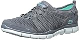 Skechers Women's Gratis Love It Slip-On Sneaker,Charcoal,8 M US