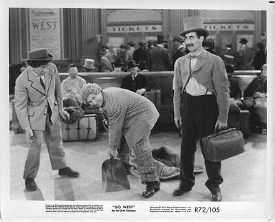 The Marx Brothers Go West Original re-Release 1972 8x10 Photograph