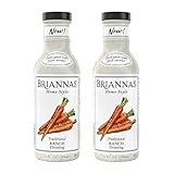 Home Style Traditional Ranch Dressing – Creamy Classic Salad Dressing & Dip –...