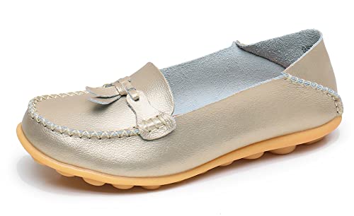 Image of VenusCelia Women's Decoration Comfy Walking Flat Loafer