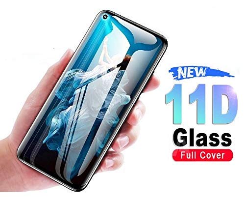 Image of Designerz hub Premium 11D Tempered Glass (Black) - 9H Full Glue Full HD, Shatterproof, Anti Scratch Screen Guard Compatible For Realme 8 5G / Realme Narzo 30 5G