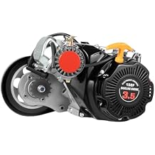 100CC 4-Stroke Gas Motorized Motor Kit,3.5 HP Bike Engine Kit Full Set Bike Gas Engine Kit,Bicycle Engine Motor 3600rpm Single Cylinder Air Cooled Recoil Start for Mountain and Road Bike