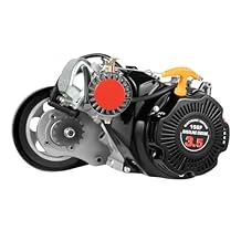 100cc Bicycle Motor Kit,4-Stroke 3.5HP Bicycle Gasoline Engine Motor,Motorized Bicycle Kit with Double Belt Drive & Air-Cooling,Hand Start,50km/h 100cc Belt